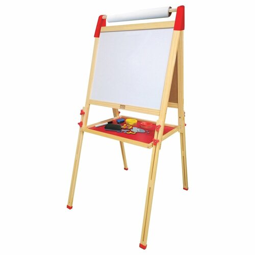 Доска-мольберт ТРИ совы двусторонняя меловая магнитно-маркерная напольная растущая MMD_49200 4922₽