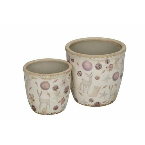 Набор из 2-х кашпо Пастельный микс 125х12см16х155см 2320₽
