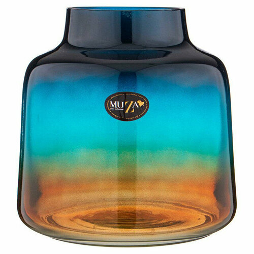 Ваза muza leona blue amber 215см стекло 3517₽