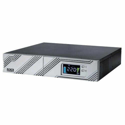 POWERCOM Источник бесперебойного питания POWERCOM ИБП Powercom SMART RACK&TOWER SRT-2000A LCD 1800W/2000VA black (037479) SRT-2000A LCD ибп powercom srt 2000a