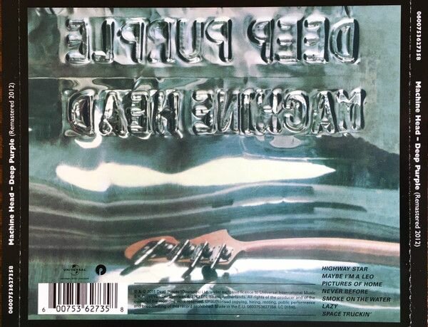 Компакт-Диски, Universal Music Catalogue, DEEP PURPLE - Machine Head (CD) Медиа - фото №4