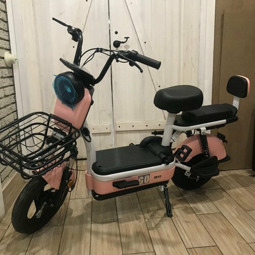 Электровелосипед городской ebike 10 дюймов, 350 Вт с высокоскоростным мотором и дополнительным сидением