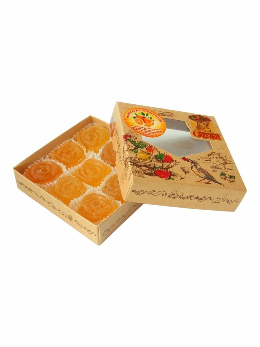 Мармелад желейный формовой Со Свежим Апельсином 300 гр, Мармеладная сказка