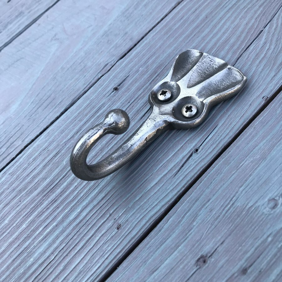 фото Крючок настенный кованый стальной усиленный Домовой