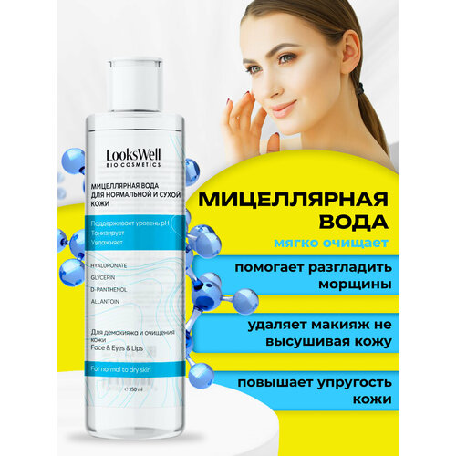 LooksWell Мицеллярная вода для сухой кожи 250 ml 399₽