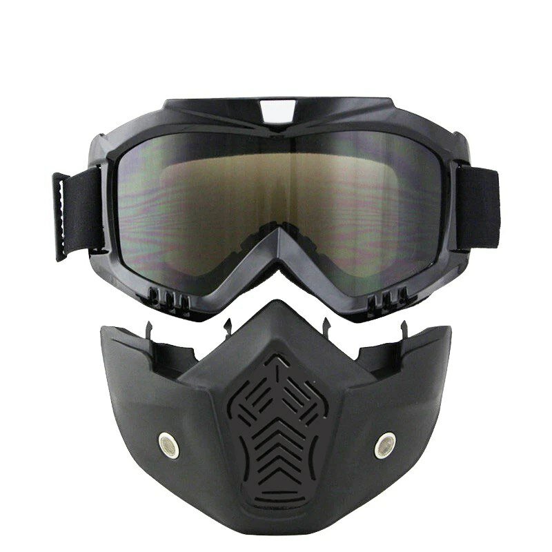 Очки-маска для снегоходов и сноуборда, мото и вело спорта, Защитная маска горнолыжная