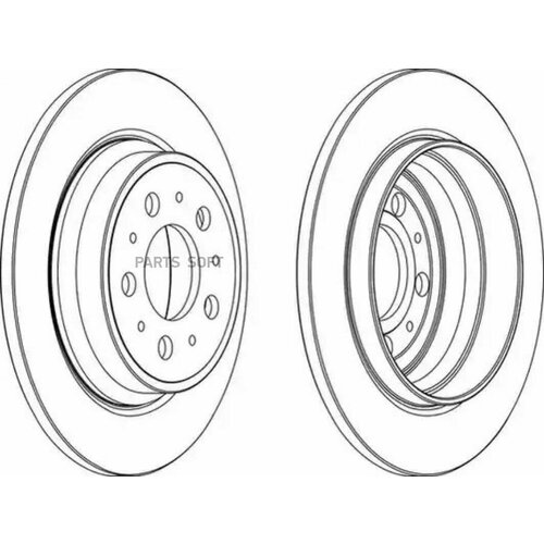 FERODO DDF1079C диск тормозной (комплект - 2 ШТ.) 2шт