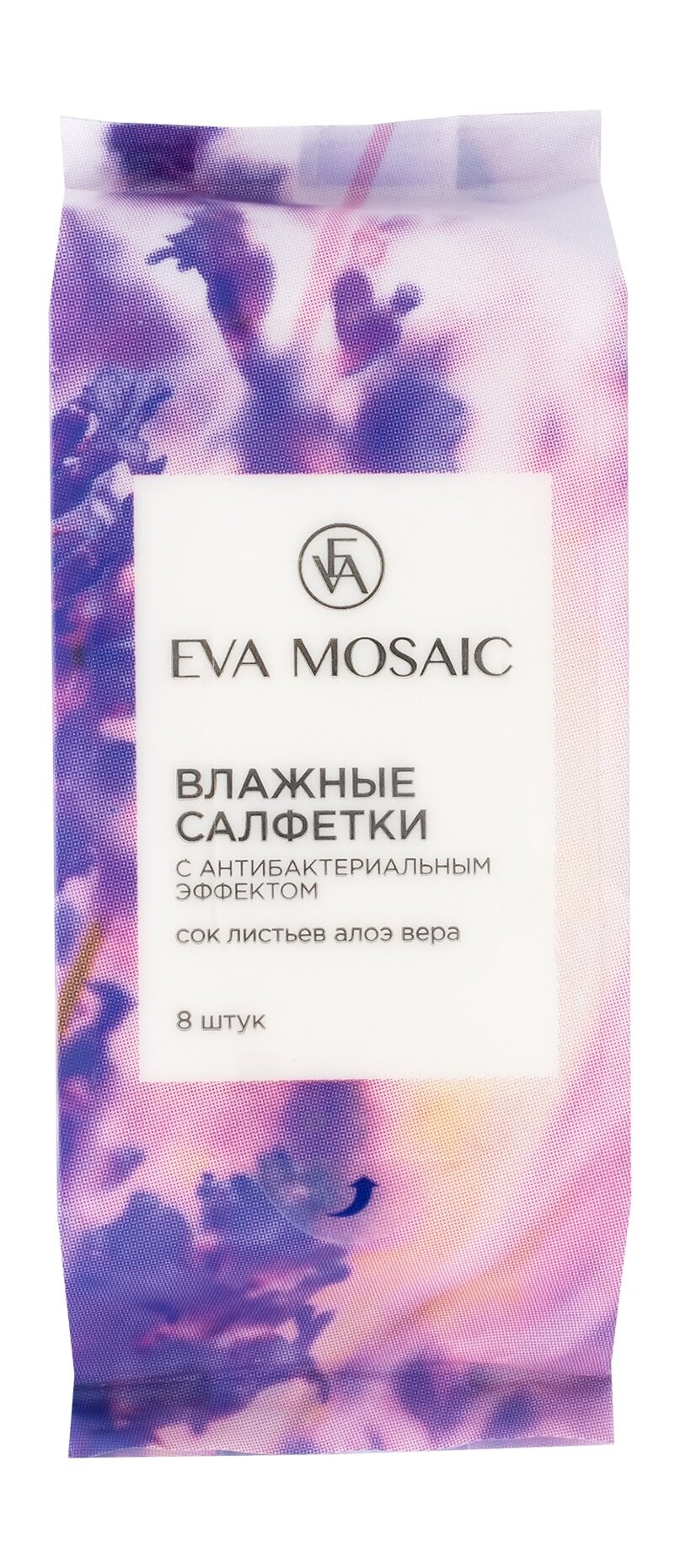 EVA MOSAIC Влажные салфетки с антибактериальным эффектом 8 шт