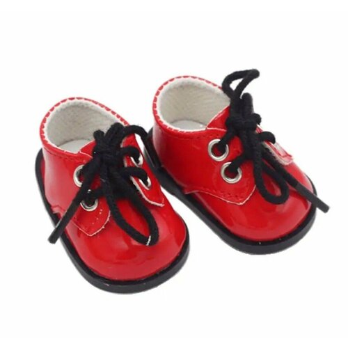 Красные туфли для кукол 5см