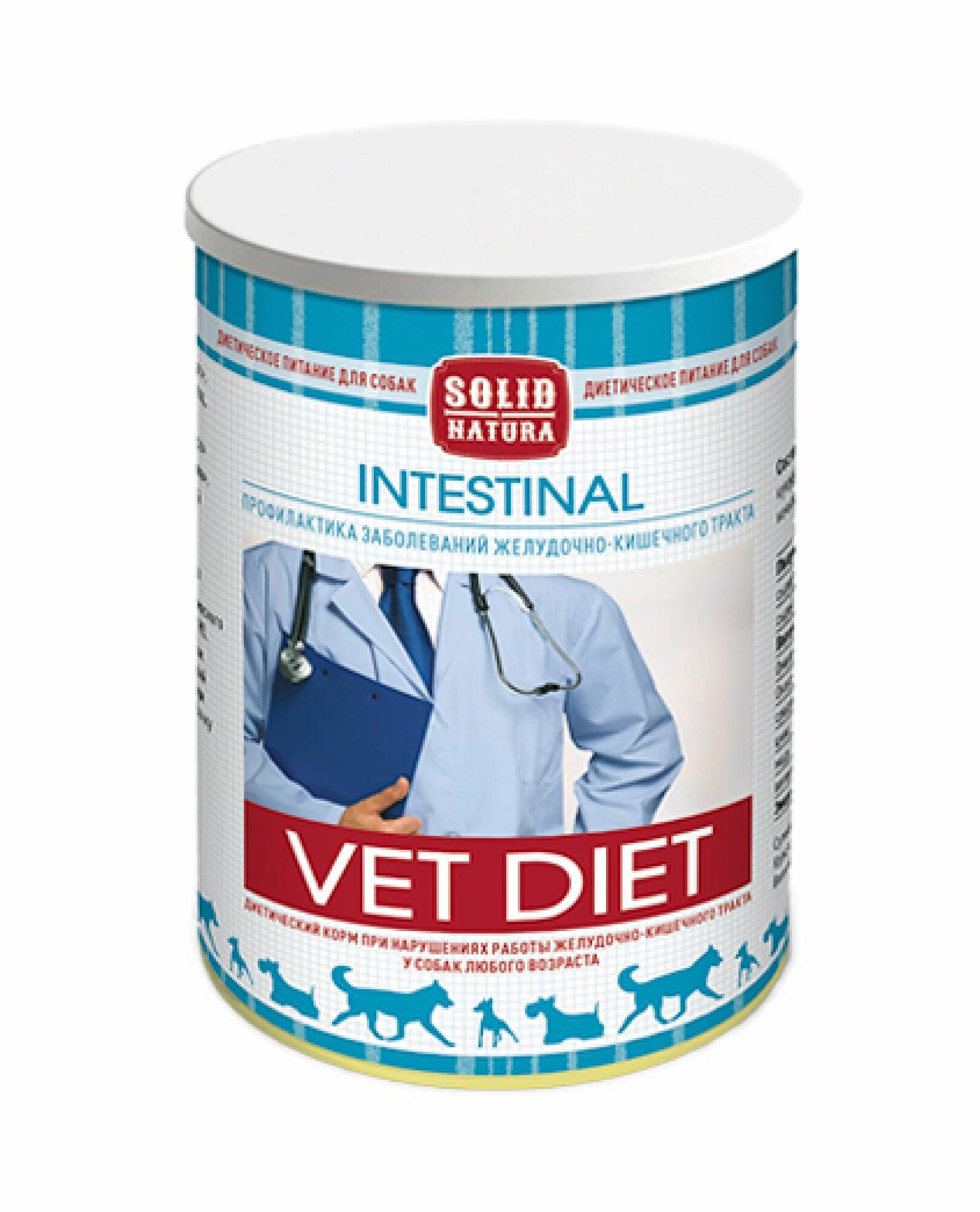 Solid Natura VET Intestinal консервы диета для собак 340гр