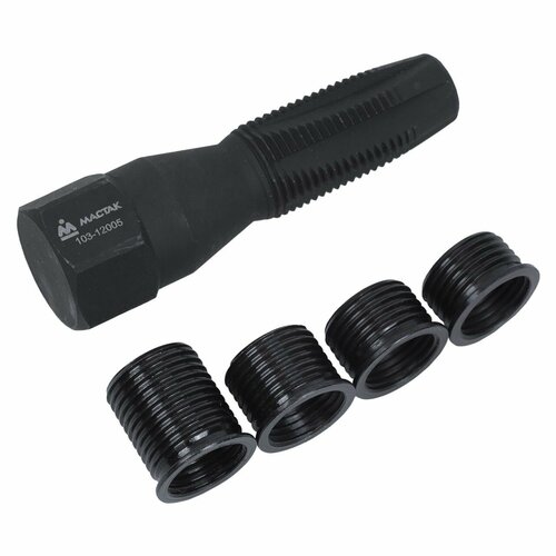 Мастак Метчик для восстановления свечной резьбы набор ремонтных вставок футорок 5 предметов 2184₽