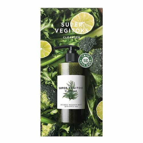 Очищающий детокс-гель для лица Super Vegitoks Cleanser Green 300 мл