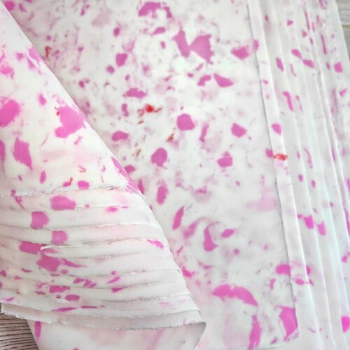 Фоамиран для творчества 15мм зефирный размер 50х50смцвет мраморно-розовый 10шт 800₽