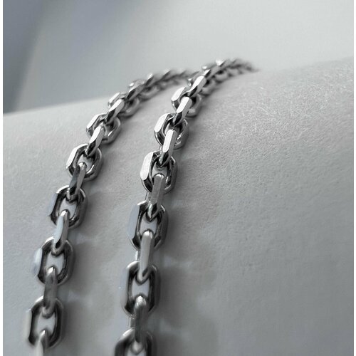 Цепь MINERAL NATION, серебро, 925 проба, длина 45 см, средний вес 4.48 г, серебряный