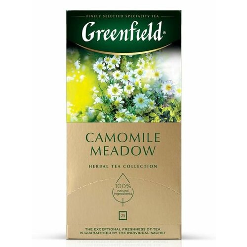 Greenfield Чай травяной Camomile Meadow, 25 пакетиков