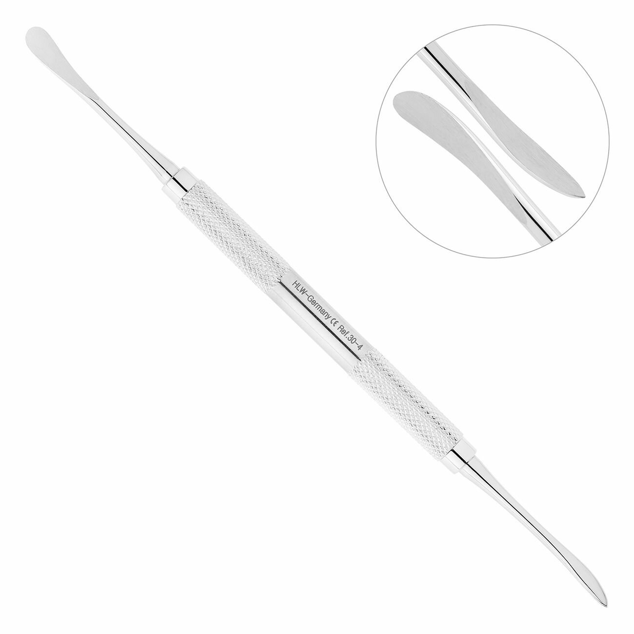 Распатор Molt, 17,5 см, 4,5-6,0 мм, HLW Dental Instruments