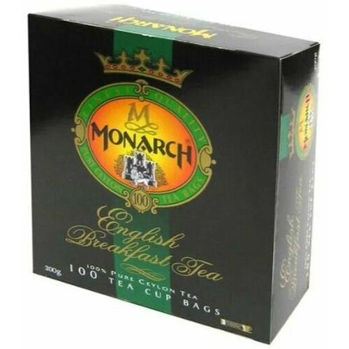 Чай черный Монарх Цейлонский, Monarch Ceylon 100 пакетов