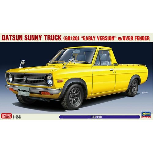 Сборная модель Автомобиль Nissan Datsun Sunny Truck GB120 Early Type w/Qverfender, 20641 Hasegawa, 1/24 масштаб