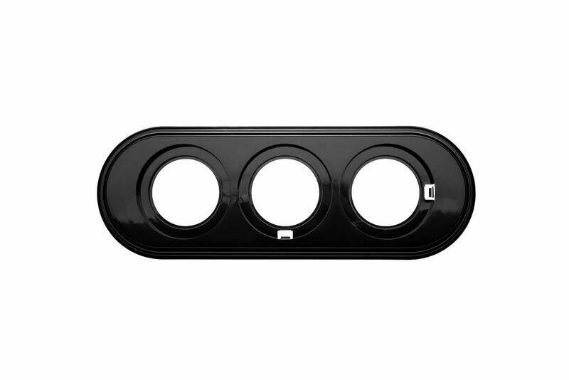 4 шт. BIRONI Пластик Черный Рамка 3-постовая BF1-630-23