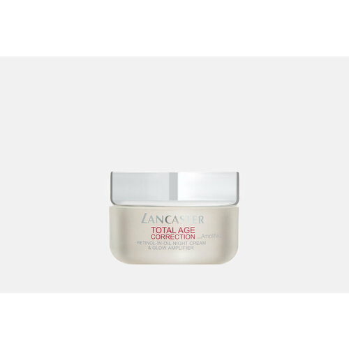 Ночной крем для лица LANCASTER, Total Age Correction Amplified Retinol-in-Oil Night Cream & Glow Amplifier 50мл lancaster total age correction интенсивный крем для кожи вокруг глаз spf15 15 мл