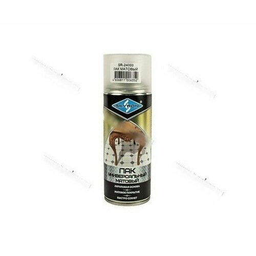 Лак skyron sr-24003 универсальный матовый 520мл аэрозольный 940₽