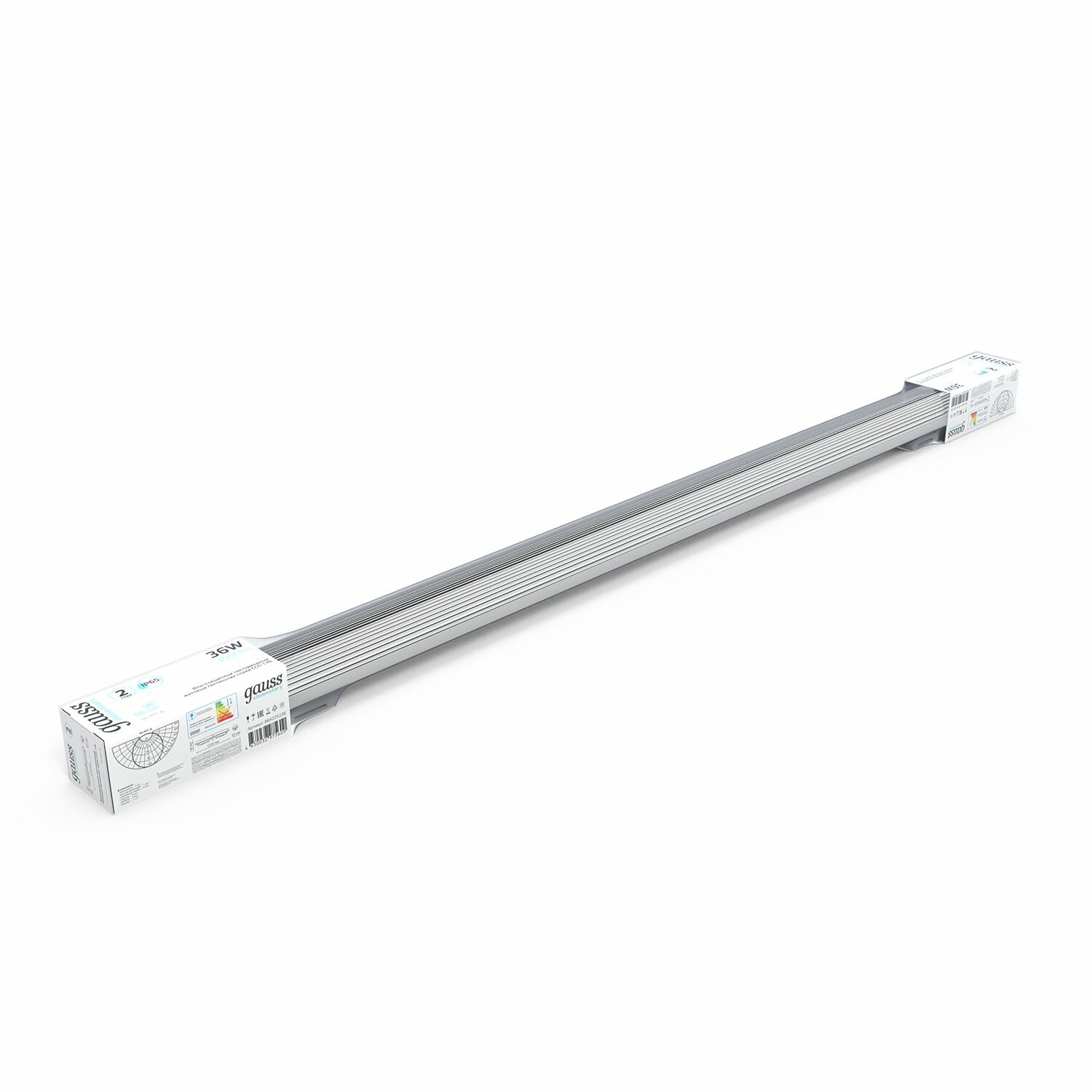 Светильник линейный Gauss СПП-176 Elementary36W 2850lm 4000K 200-240V IP65 1200*76*66мм LED1/12