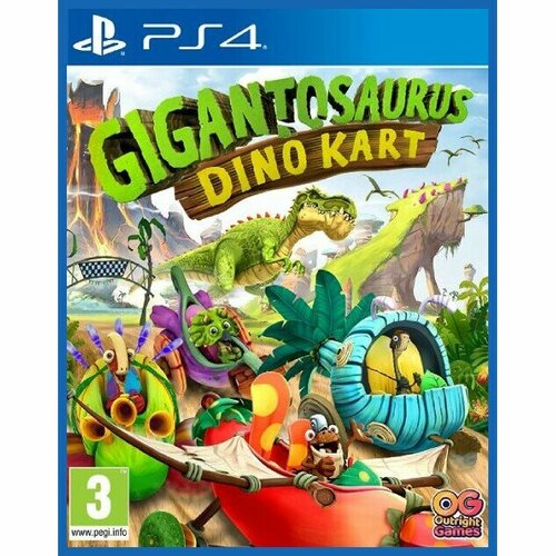 Игра Gigantosaurus: Dino Kart (PS4, русская версия) xbox игра outright games gigantosaurus dino kart