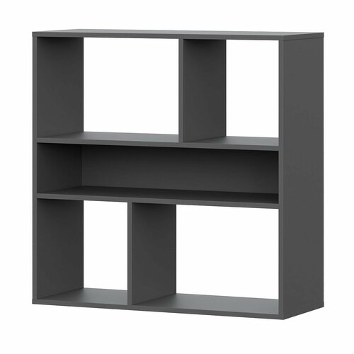 Полка навесная открытая Айвори от Астрид Мебель размер 90х34х90см цвет Графит 3960₽