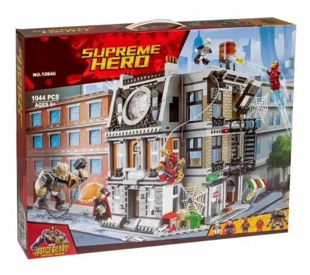 Конструктор Человек паук "Бой в Санктум Санкторум" 1004 дет 4046