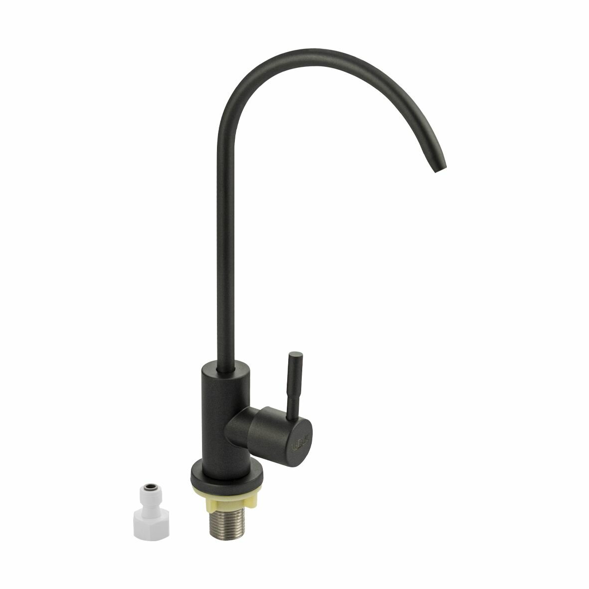 фото Кран на одну воду для фильтра, из нержавеющей стали марки 201, цвет графит