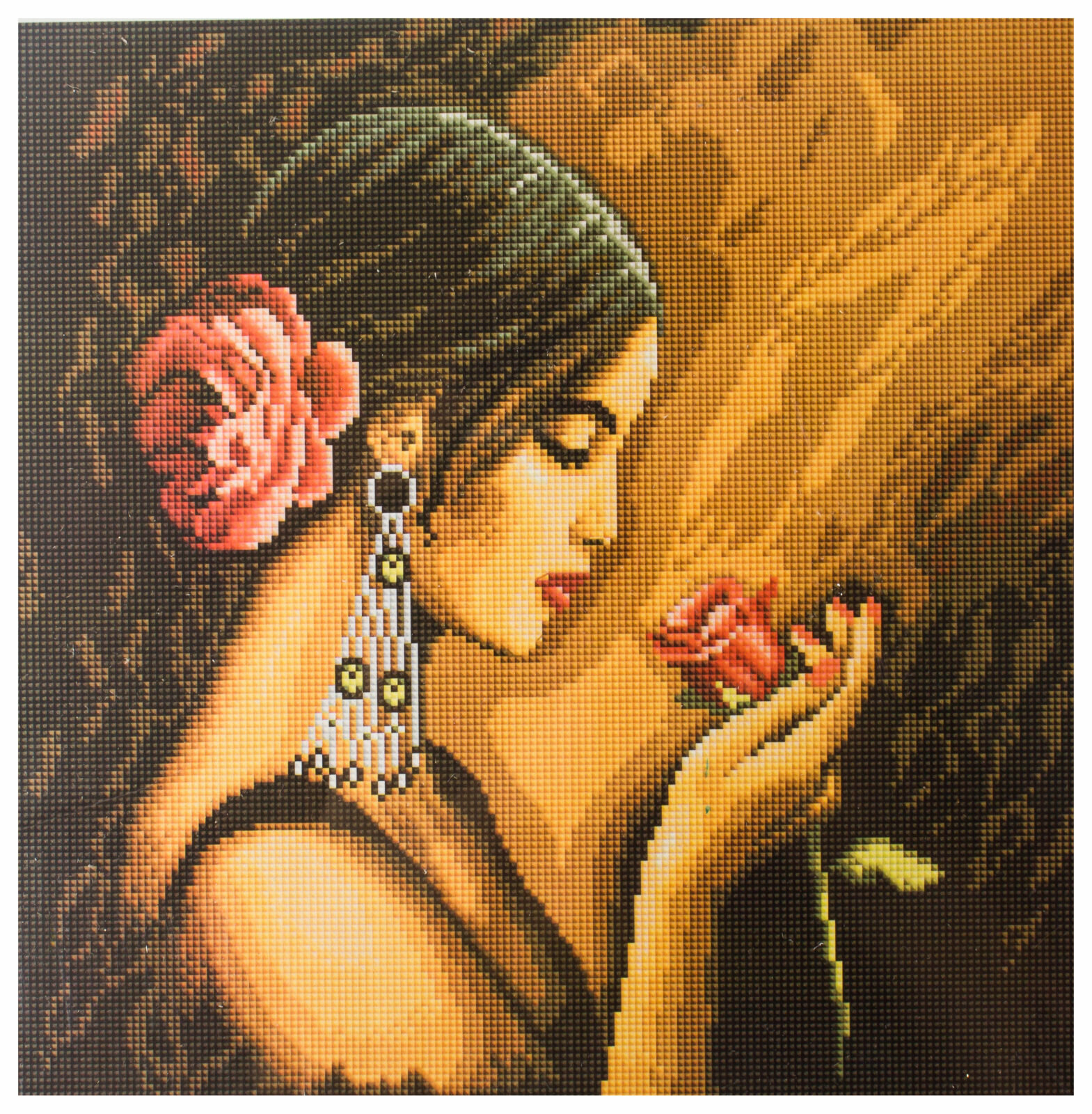 Мозаичная картина белоснежка на раме Испанская красавица , 40*40см, 1шт