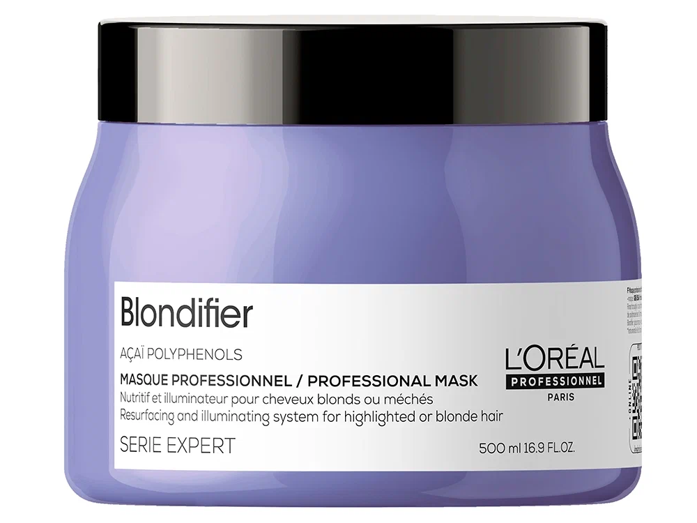 L'Oreal Professionnel Blondifier Маска для сияния осветленных и мелированных волос, 500 мл, банка