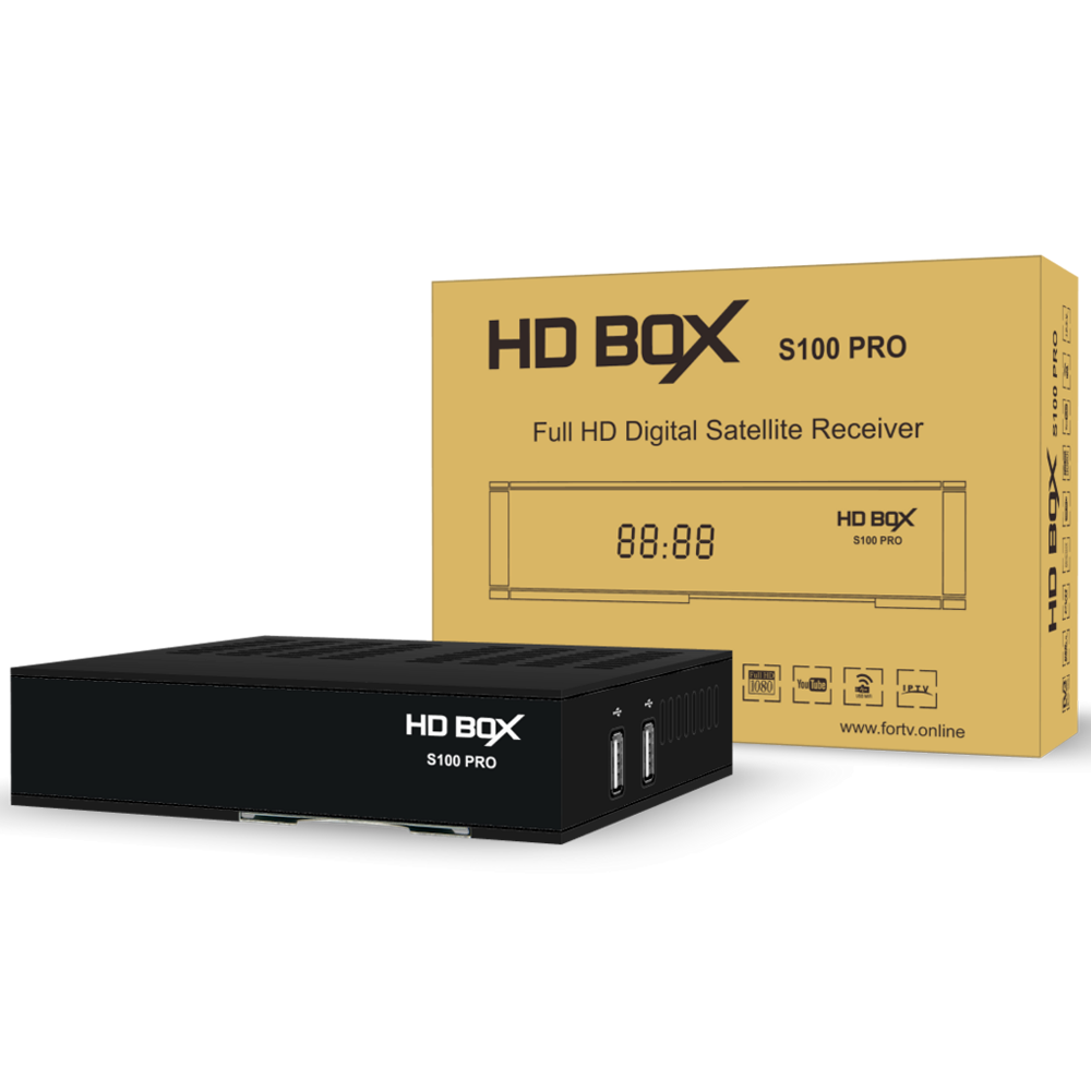 Спутниковый FullHD ресивер HDBOX S100Pro