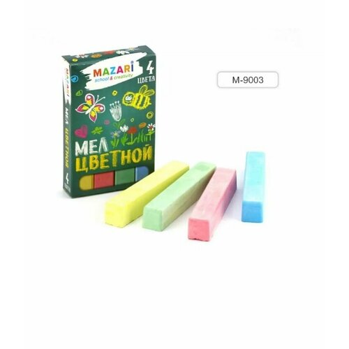 Мел цветной MAZARI 4 цвета 179₽