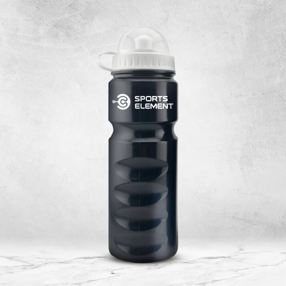 Спортивная бутылка Sports Element 700мл черная мягкая