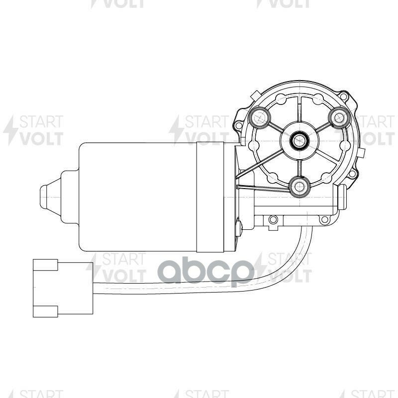 STARTVOLT VWF1503 Моторедуктор стеклооч. для а/м Mercedes-Benz Sprinter (96-)/VAG LT (96