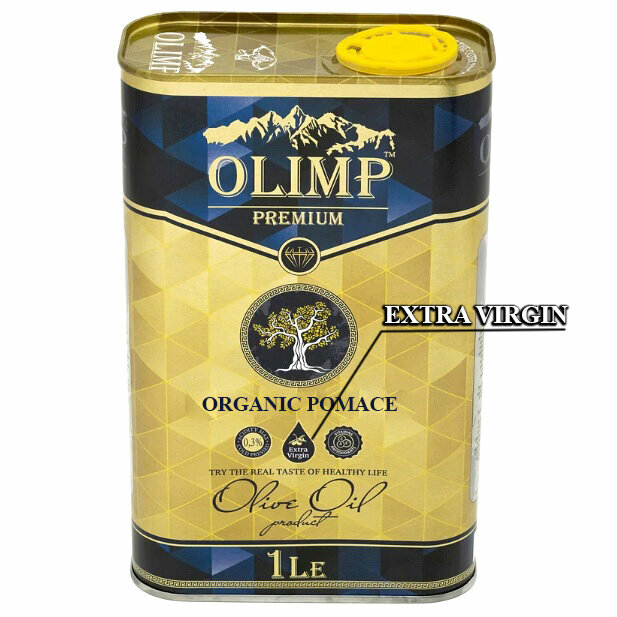 Масло Оливковое Нерафинированное OLIMP Premium , Высший Сорт, 1л (Греция)