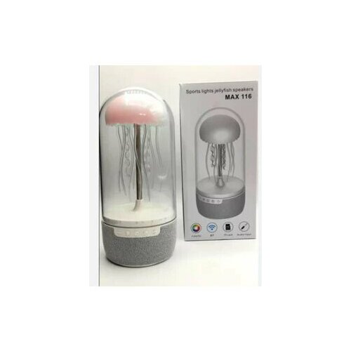 Колонка портативная беспроводная bluetooth Медуза Детский ночник светильник bluetooth колонка медуза лампа настольная 1878₽