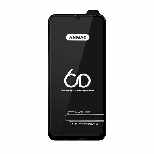 Защитное стекло Huawei P Smart (19) Anmac 6D Black