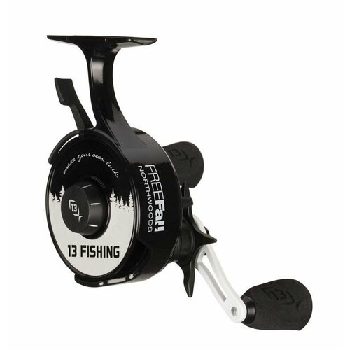 Катушка для зимней рыбалки 13Fishing FreeFall Carbon Inline Ice Fishing Reel Northwoods Edition 2.5 RH под правую руку катушка 13 fishing freefall carbon inline ice fishing reel northwoods edition rh bbcffnw2 5 rh