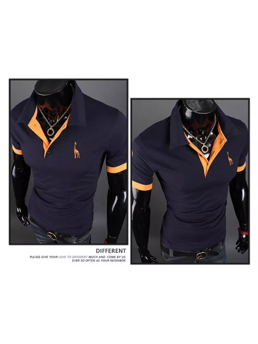 Футболка, размер L, синий — фото 1