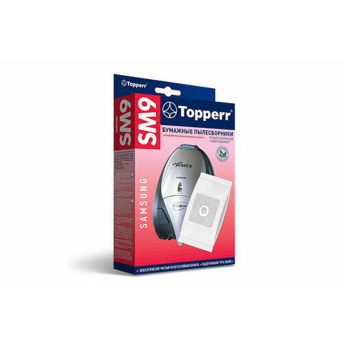 Бумажный пылесборник Тopperr SM 7 для пылесосов пылесборник topperr 1404 ex10