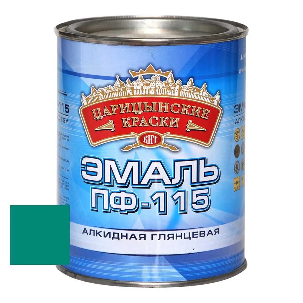 фото Эмаль ПФ 115 (синяя) 0,4 кг."Царицынские краски"
