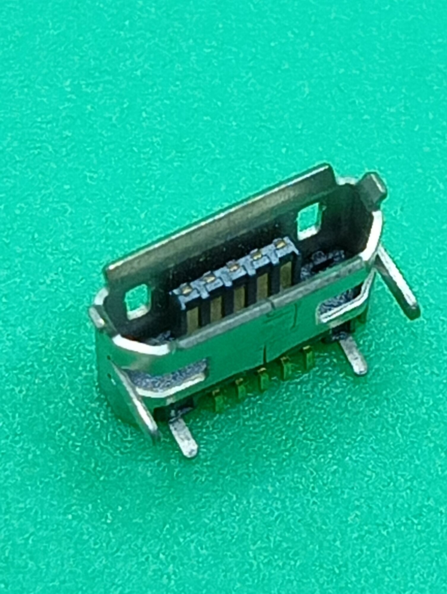 Разъем (гнездо) microUSB 5pin (2 лапки) 2