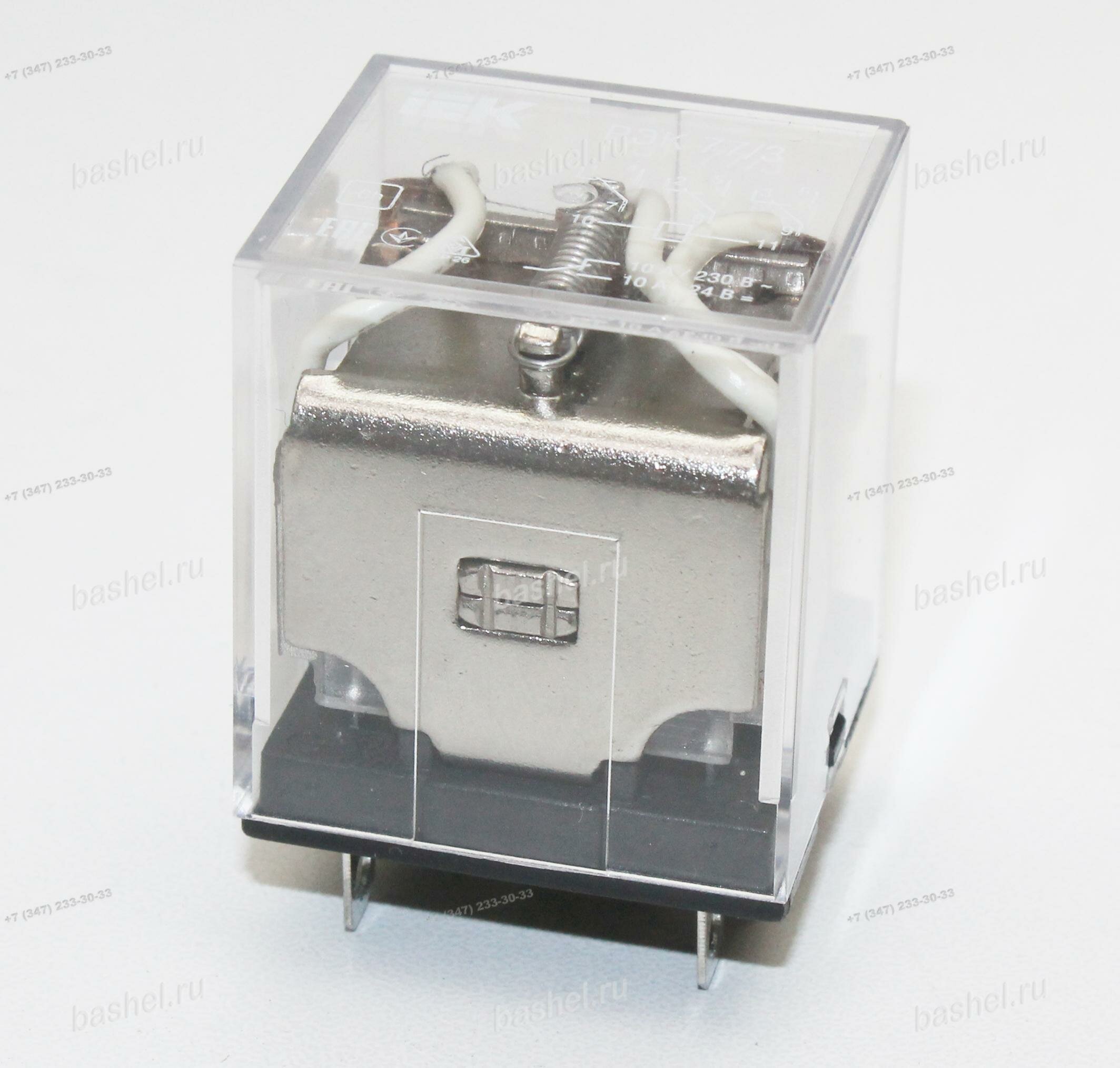 РЭК77/3(LY3) 10А 12В DC IEK, Реле, IEK, (упр:12В/DC, комм: 10A/250В/AC, 3NO/3NC, R-coil:94 Ом)