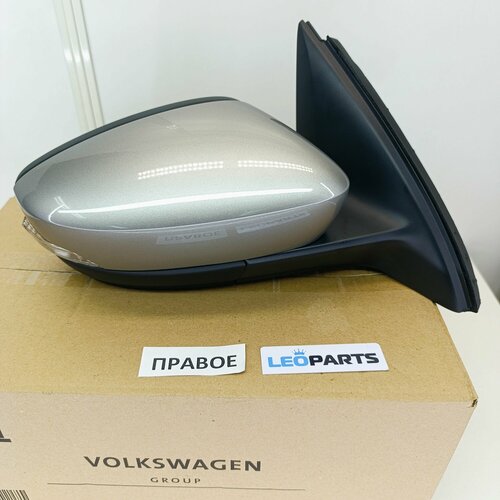 Зеркало Шкода Рапид Фольксваген Поло оригинал VAG Правое зеркало Volkswagen WV Polo Пассажирское боковое Skoda Rapid 19500₽