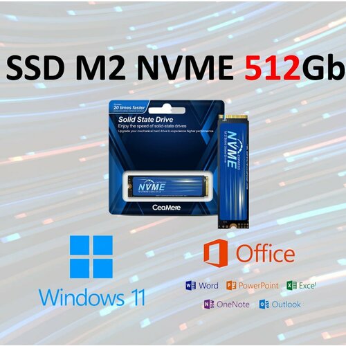 NVME PCie 40 с предустановленной ОС 365000₽