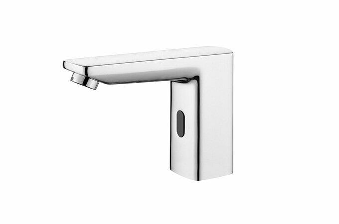 фото Смеситель для раковины ris бесконтактный сенсорный хром