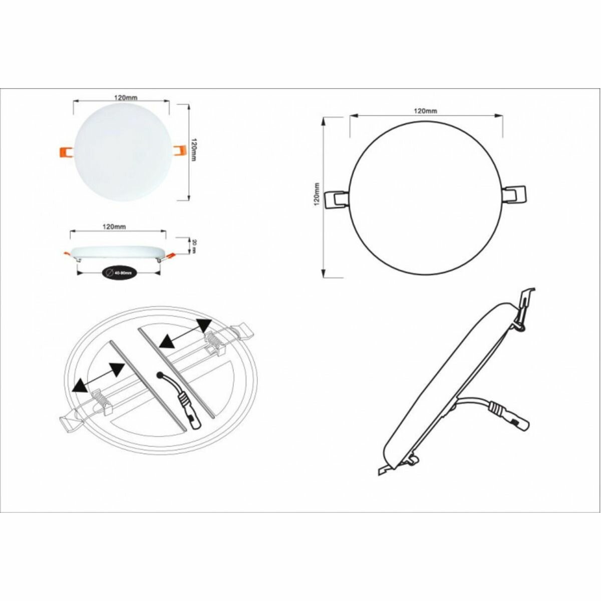 Встраиваемый светодиодный светильник Arte Lamp Prior - фото №14