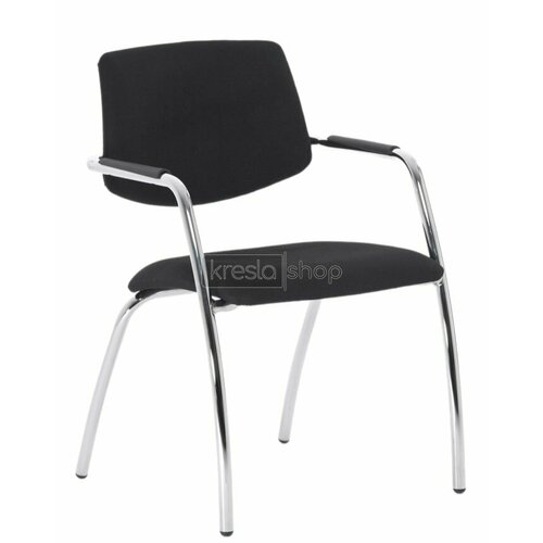 Конференц-кресло Urban Urban 4legs SLW 50 на ножках, черная ткань